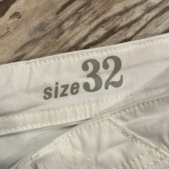 J. Crew Ankle Zip White Skinny Stretch Jeans  Size 12/32 - Picture 7 of 10